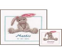 Vervaco Counted Cross Stitch Cute Bunny, Multi, One Size