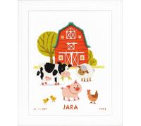 Vervaco Counted Cross Stitch Kit At the Farm