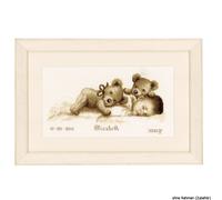 Vervaco Counted cross stitch kit Baby sleeps, DIY