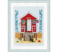 Vervaco Counted Cross Stitch Kit: Beach Cabin