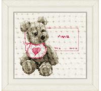 Vervaco Counted Cross Stitch Kit: Bear with Bib