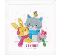 Vervaco Counted Cross Stitch Kit Best Friends Aida, Assorted