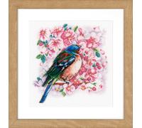 Vervaco Counted Cross Stitch Kit: Bird Between Blossom