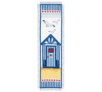 Groves Of Thames B/mark Beach Hut - Counted Cross Stitch Kit: Bookmark: Beach Hut - Vervaco
