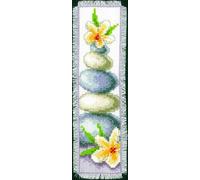 Vervaco Counted Cross Stitch Kit Bookmark Frangipani