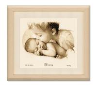 Vervaco Counted Cross Stitch KIT Brotherly Love AIDA, Beige, One Size