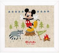 Vervaco Counted Cross Stitch Kit Disney Woodsy Adventure, Multi-Color, 29.0 x 26.0 x 0,3 cm