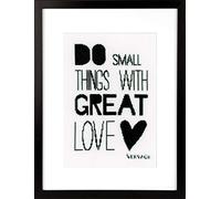 Vervaco Counted Cross Stitch Kit: Do Small Things, Acrylic, NA, 22 x 27cm