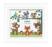 Vervaco Counted Cross Stitch KIT Forest Animals I AIDA