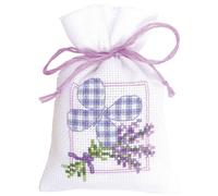 Vervaco Counted Cross Stitch Kit: Pot-Pourri Bag: Lavender Butterfly