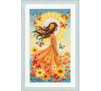 Vervaco Counted Cross Stitch Kit Girl with the Sun