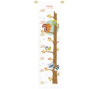 Vervaco Counted Cross Stitch: Kit: Height Chart: Animals in Tree, COTTON NA, 18 x 70cm