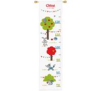 Vervaco Counted Cross Stitch Kit: Height Chart: Forest Animals