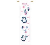 Vervaco Counted Cross Stitch Kit: Height Chart: Hello Penguin