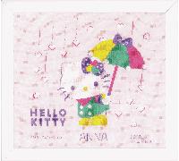 Vervaco Counted Cross Stitch Kit: Hello Kitty: A Shower of Hearts