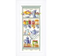 Vervaco Counted Cross Stitch Kit Kitchen Shelf