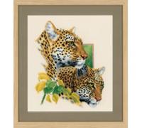 Vervaco Counted Cross Stitch Kit Leopard Duo