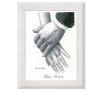 Vervaco Counted Cross Stitch Kit: Love for Life, Multi-Color, 18cm x 25cm