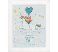 Vervaco Counted Cross Stitch Kit: Magic Unicorn, NA, 26 x 33cm