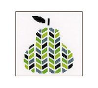 Vervaco Counted Cross Stitch Kit: Pear, Acrylic, NA, 14 x 22cm