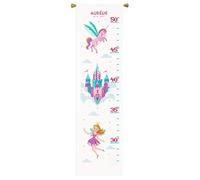 Vervaco Counted Cross Stitch Kit Princess & Unicorn, Cotton, Multi-Color, 18 x 70 x 0,3 cm