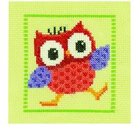 Vervaco Counted Cross Stitch Kit: Red Owl, Multi-Colour