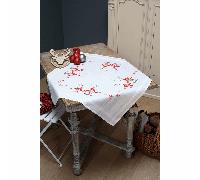 Vervaco Counted Cross Stitch Kit: Tablecloth: Christmas Gnomes