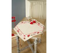 Vervaco Counted Cross Stitch Kit Tablecloth Coffee Break