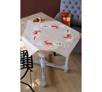 Vervaco Counted Cross Stitch Kit Tablecloth Norwegian Winter