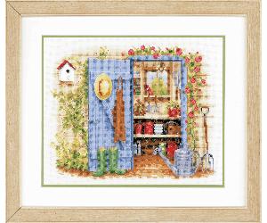 Vervaco Counted Cross Stitch Kit: Tool Shed