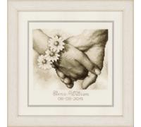 Vervaco Counted Cross Stitch Kit: Wedding Record: Just Married