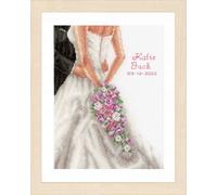 Vervaco Counted Cross Stitch Kit Wedding Record Wedding Couple