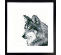 Vervaco Counted Cross Stitch Kit: Wolf, Cotton, NA, 15 x 18cm, N