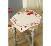 Vervaco Counted Cross Stitch Tablecloth: Coffee Break, Other, NA, 80 x 80cm
