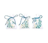 VERVACO Counted Pattern Pack Embroidery Set Bags in Nature Set of 3 DIY Counted Cross Stitch Embroidery Kits Crafts Adults Creative Set Approx. 8 x 12 cm Embroidery Set for Beginners Fabric Bag for