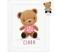 Vervaco Counted Point Kit, White, Approx. 18 x 27 cm