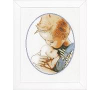 Vervaco Counted Point Kit, White, Approx. 21 x 26 cm