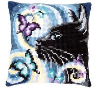 Vervaco Cross Cushion pre-Printed, Cotton, Multicoloured, 40 x 40 cm