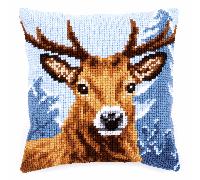 Vervaco Cross Stitch Cushion Front Kit Snowman Christmas Santa Owl Rabbit Xmas