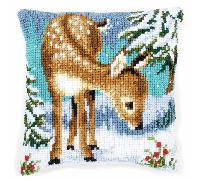 Vervaco Cross Stitch Cushion Front Kit Snowman Christmas Santa Owl Rabbit Xmas
