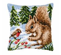 Vervaco Cross Stitch Cushion Front Kit Snowman Christmas Santa Owl Rabbit Xmas