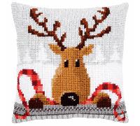 Vervaco Cross Stitch Cushion Front Kit Snowman Christmas Santa Owl Rabbit Xmas