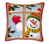 Vervaco Cross Stitch Cushion Front Kit Snowman Christmas Santa Owl Rabbit Xmas
