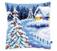 Vervaco Cross Stitch Cushion Front Kit Snowman Christmas Santa Owl Rabbit Xmas