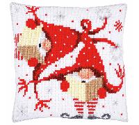 Vervaco Cross Stitch Cushion Front Kit Snowman Christmas Santa Owl Rabbit Xmas