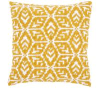 Vervaco Cross Stitch Cushion Geometric Design, Cotton Blend, Assorted, 37.5 x 20 x 22 cm