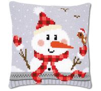 Vervaco Cross Stitch Cushion Kit, Cotton Polyester, Assorted