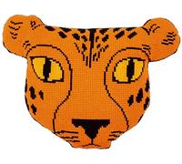 Vervaco Cross Stitch Cushion Kit with Eva Sheep Cheetah Back