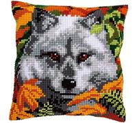 Vervaco Cross Stitch Cushion, Multicoloured, 40x40cm