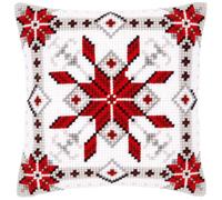 Vervaco Cross Stitch Cushion Kit Snow Crystal I